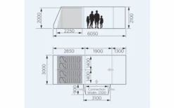 Dometic Rarotonga DA FTT 401 AIR TC LH Aufblasbares Driveaway Vorzelt 3 M Modell Links -Berger 707879 4802012